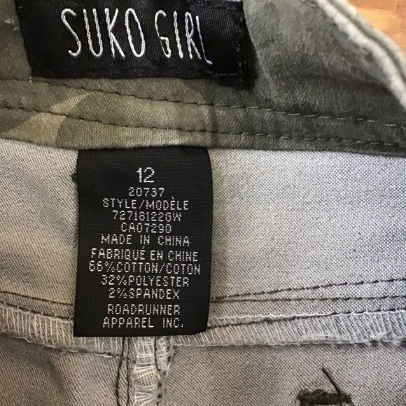 INFANT Suko girl camo jeans in size 12 - Picture 4 of 7